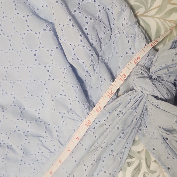 NWT Do + Be asymmetrical eyelet top  Large - Picture 9 of 11